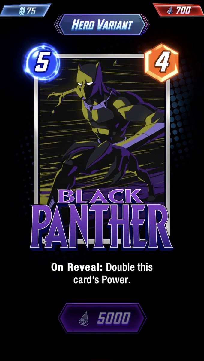 BroodingRogue's tweet image. Quick someone cash app me so I can get this variant it looks so goooood #marvelsnap