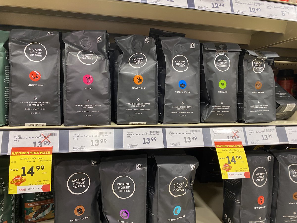 Anti-sale of the week at Sobeys Paradise.