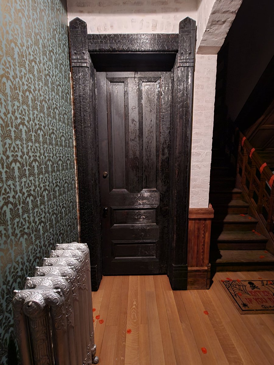 Mwsmith0816's tweet photo. @KatrinaWeidman @NickGroff_  the wife and I are spending the night at Franklin Castle.. does this closet bring back any memories? https://t.co/3yp0cCIENH