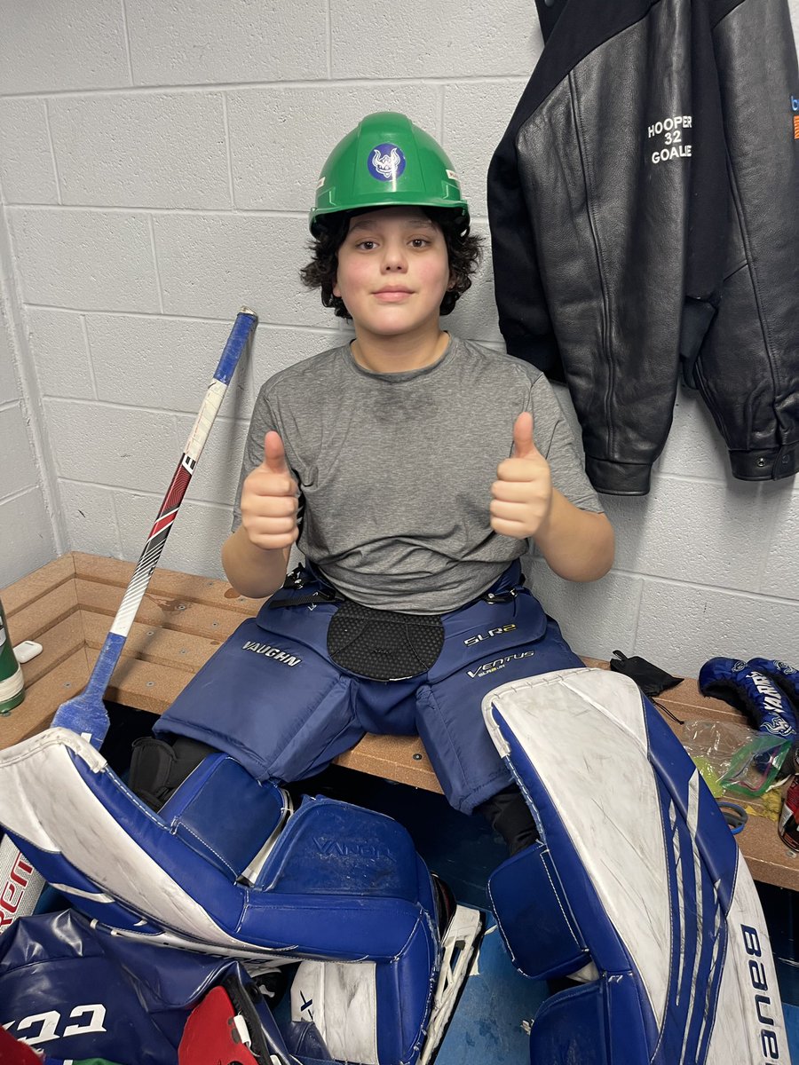 At the Glacier tonight, Warriors bring a total team effort to shut out the Blades in game 1 of our QF series.  Goaltender Kethan Hooper is our POTG with a clutch breakaway save late in the 3rd #u15b @PmhaWarriors @DJHLnews
