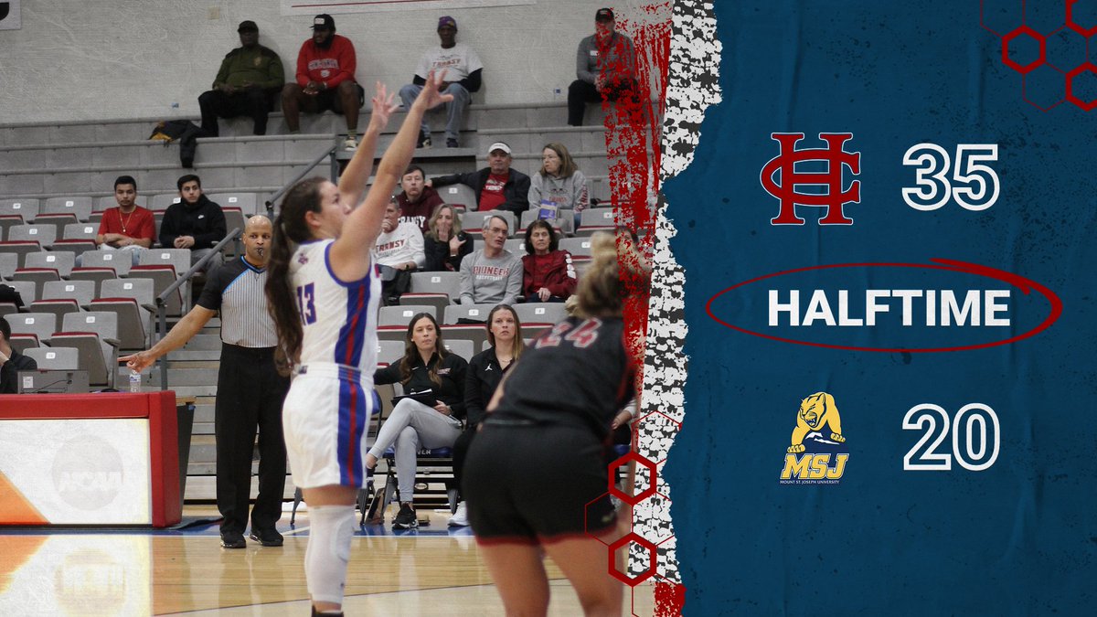 WBB | At the half, Hanover with the double-digit lead.

Heath leads the Blue and Red with 14 pts.