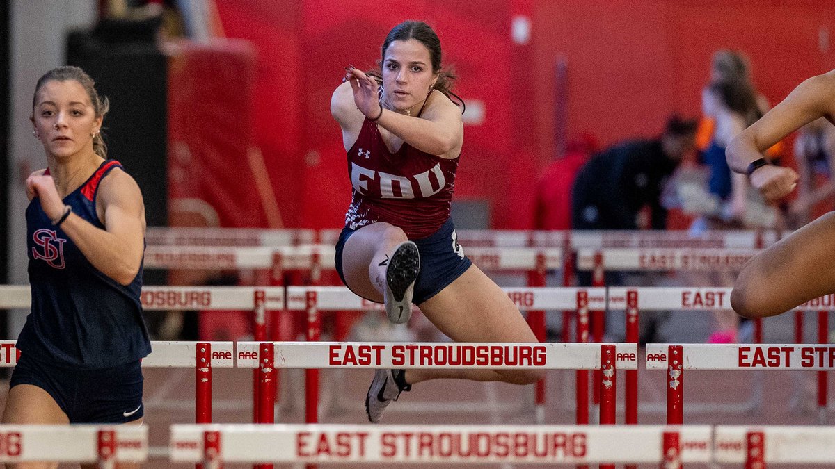FDUDevils's tweet photo. RECAP &amp; RESULTS | Brianna Fasoli of the women's @FDUDevils_XCTF team ran a season best time of 9.58 seconds in the 60m hurdles to qualify for tomorrow's @gomacsports Championship Final! #HornsUp #HeatsRising

Full Story: https://t.co/0el8l0SW55 https://t.co/6xdSsx3PTp