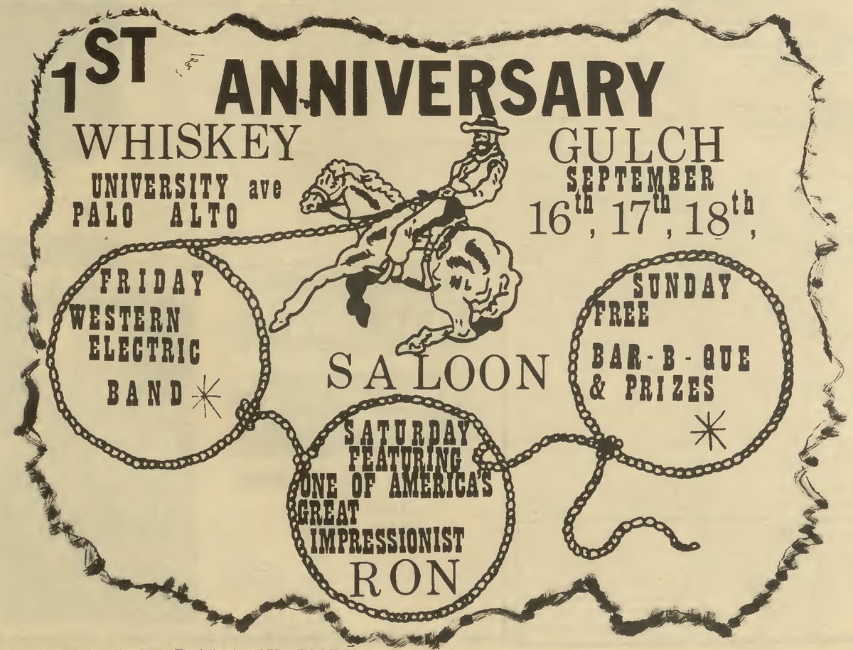 Vintage Gay on Twitter "Whiskey Gulch, Palo Alto, 1977."