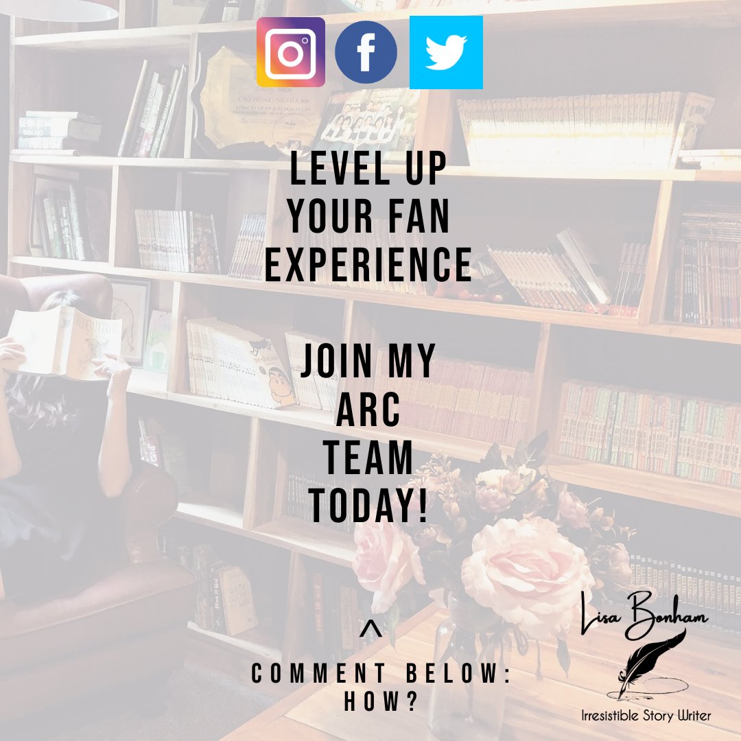 I am looking to grow my ARC Team!
Who wants in?
Sign up here: forms.gle/aH1PToDSiKKfzx…
#arcteam #readers #romancereaders #joinmyteam
