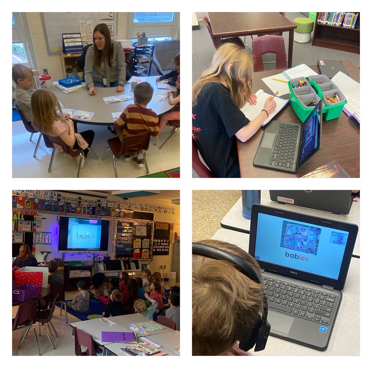 inspired_teach1's tweet photo. So many amazing things are happening @BloomBulldogs Whole group instruction, explicit phonics, guided reading and amazing writing! @DeannaFordTeach @JCPSAsstSuptES3 @JCPSAsstSuptTL @LydianAndrea @JCPS_CAO https://t.co/9wolXk5m1G