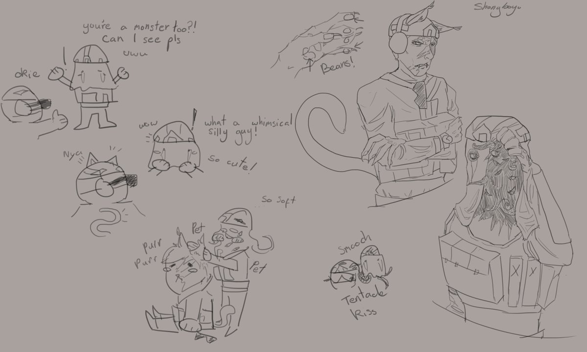 seein alot of monster cod around recently. Konigs an eldritch monster and horangi is a spicy caracal, the contrast lmao. #Konigmw2 #horangi #korangi #CoDMWII #Konig