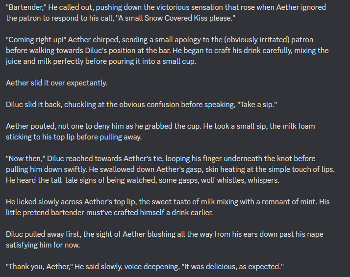 FlowerofFira's tweet photo. @mia_me2k21 Dunno if this counts as loud, but hey Diluc's loud with his actions so maybe. I hope you enjoy! ❤️ #Diluther #Dilucaether https://t.co/dUjP8EHjmY
