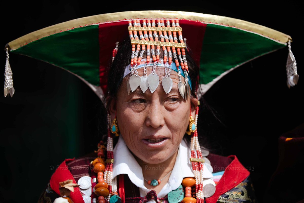 prabinranabhat's tweet photo. People from the Nhinba community of #Humladistrict clad in #traditionalattires take part in a cultural ritual during #GyalpoLhosar, marking the 2150 New Year of the Rabbit in #Kathmandu, #Nepal , #February23, 2023.  #prabinranabhat #photojournalistnepal  #culturenepal  #asia https://t.co/Ss70KjIGxa