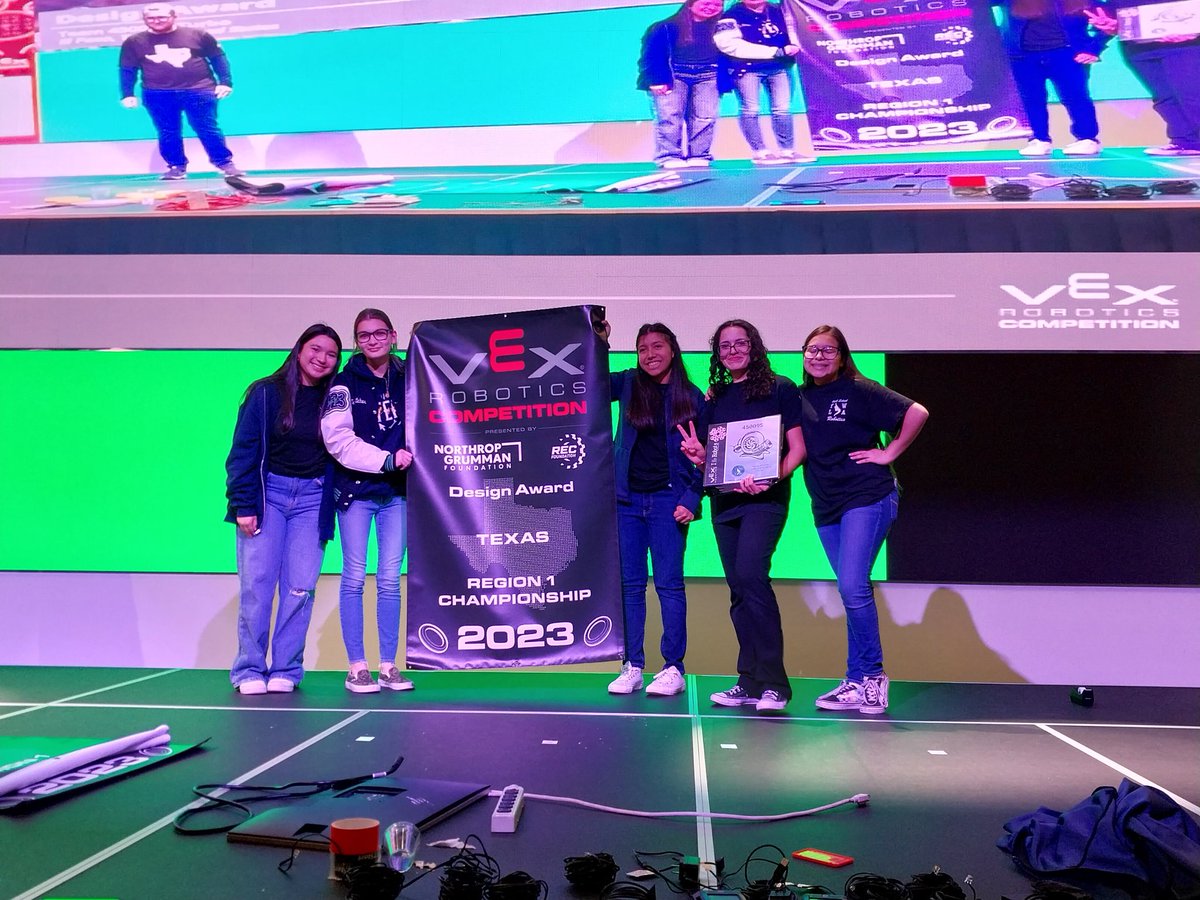 Whoohoo! The HS VRC Team 45009S, Turbo, from <a href="/ywlarobotics/">YWLA Robotics_Ysleta</a> <a href="/Ysleta_YWLA/">Ysleta YWLA</a> are going to VEX Worlds Championship!!  So proud of them!! These girls rock#GirlPowered <a href="/Yazmin_Rivera3/">Yazmin Rivera</a> <a href="/YsletaISDCTE/">Ysleta ISD CTE</a> <a href="/MalindaVillalo2/">Malinda Villalobos</a> <a href="/RogelioAlaVi8a/">Rogelio Ochoa</a> <a href="/REC_Foundation/">REC Foundation</a>