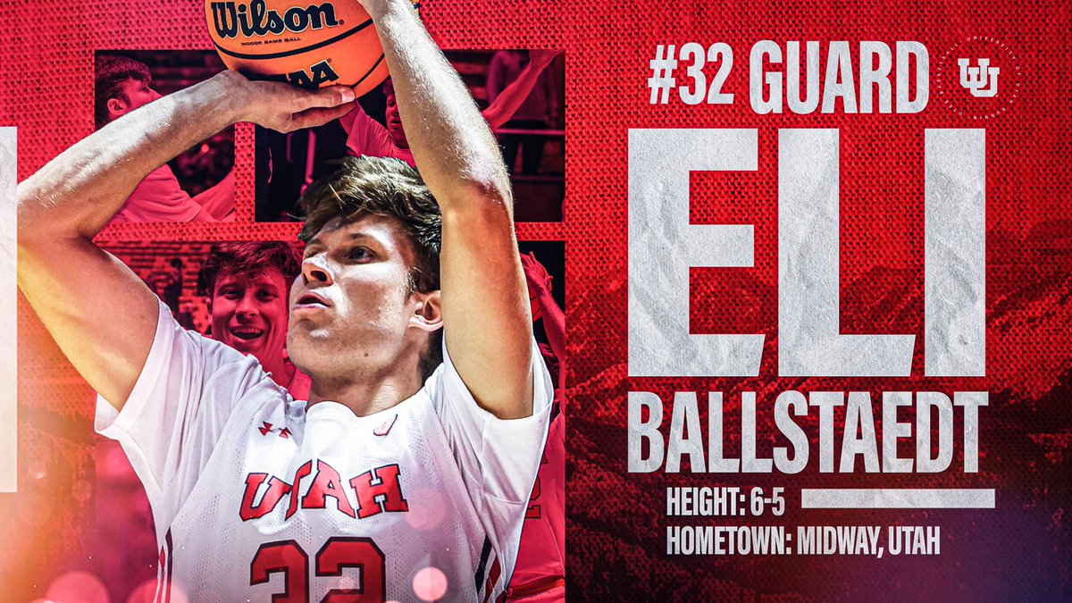 Coming up next on #𝙎𝙚𝙣𝙞𝙤𝙧𝙎𝙖𝙩𝙪𝙧𝙙𝙖𝙮 for the Runnin' Utes is another Utahn, Eli Ballstaedt‼️