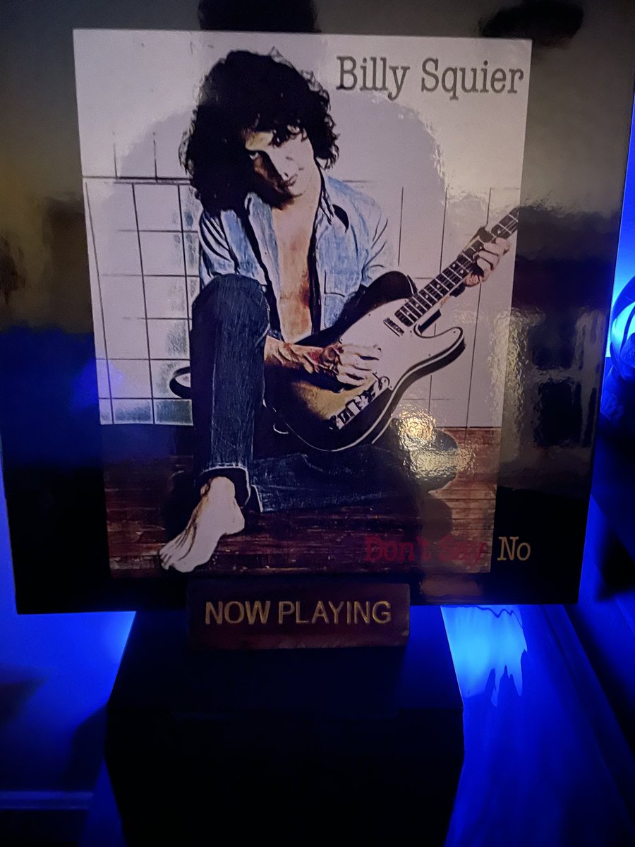 Friday night vibes #BillySquier #NowPlaying