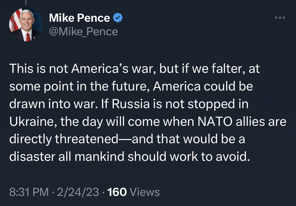 RonFilipkowski's tweet image. Apparently, Pence has decided not to run for president.