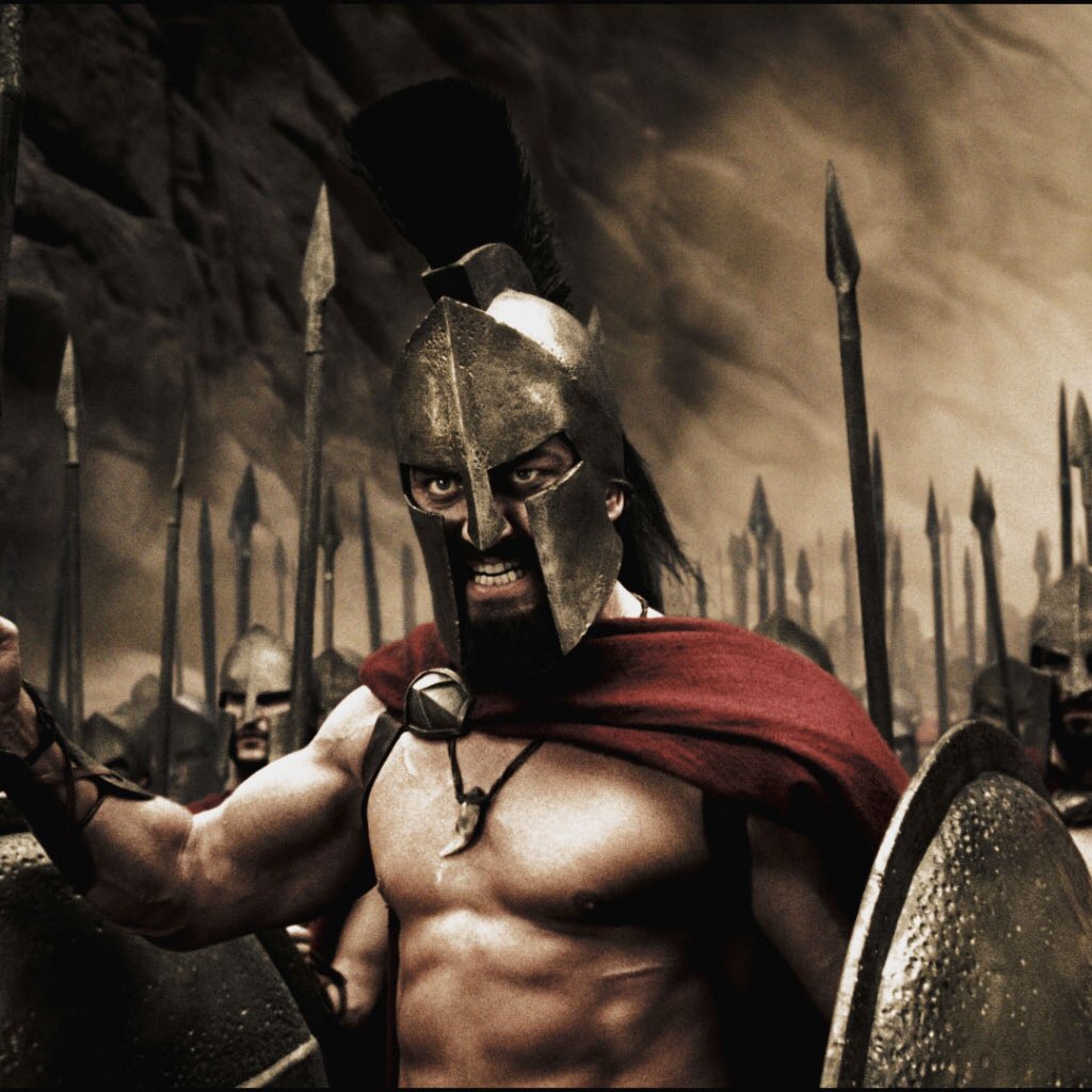SpartanForge_'s tweet photo. Smart people consider the consequences- and are naturally more afraid. 

Dumb people are brave through ignorance. 

The rarest combination is intelligence and bravery. 

These men are ALWAYS leaders. https://t.co/ijTuH2cCWp