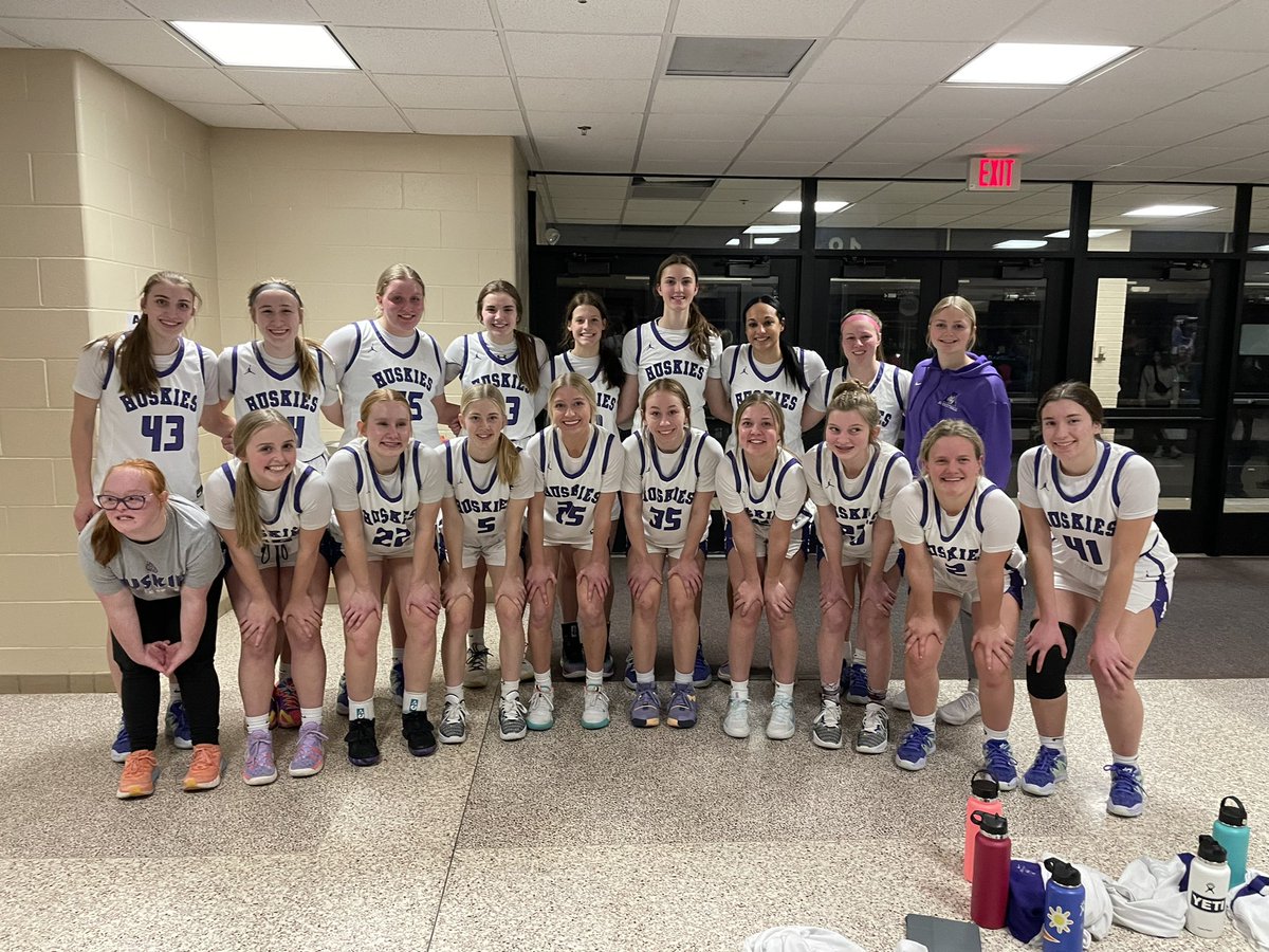 GirlsHuskies's tweet photo. Your Granite Ridge Undefeated Conference Champions! 25-1 regular season heading into March Madness!!! Chase the dream…it’s real #purplepride https://t.co/kkY7k7oQSu