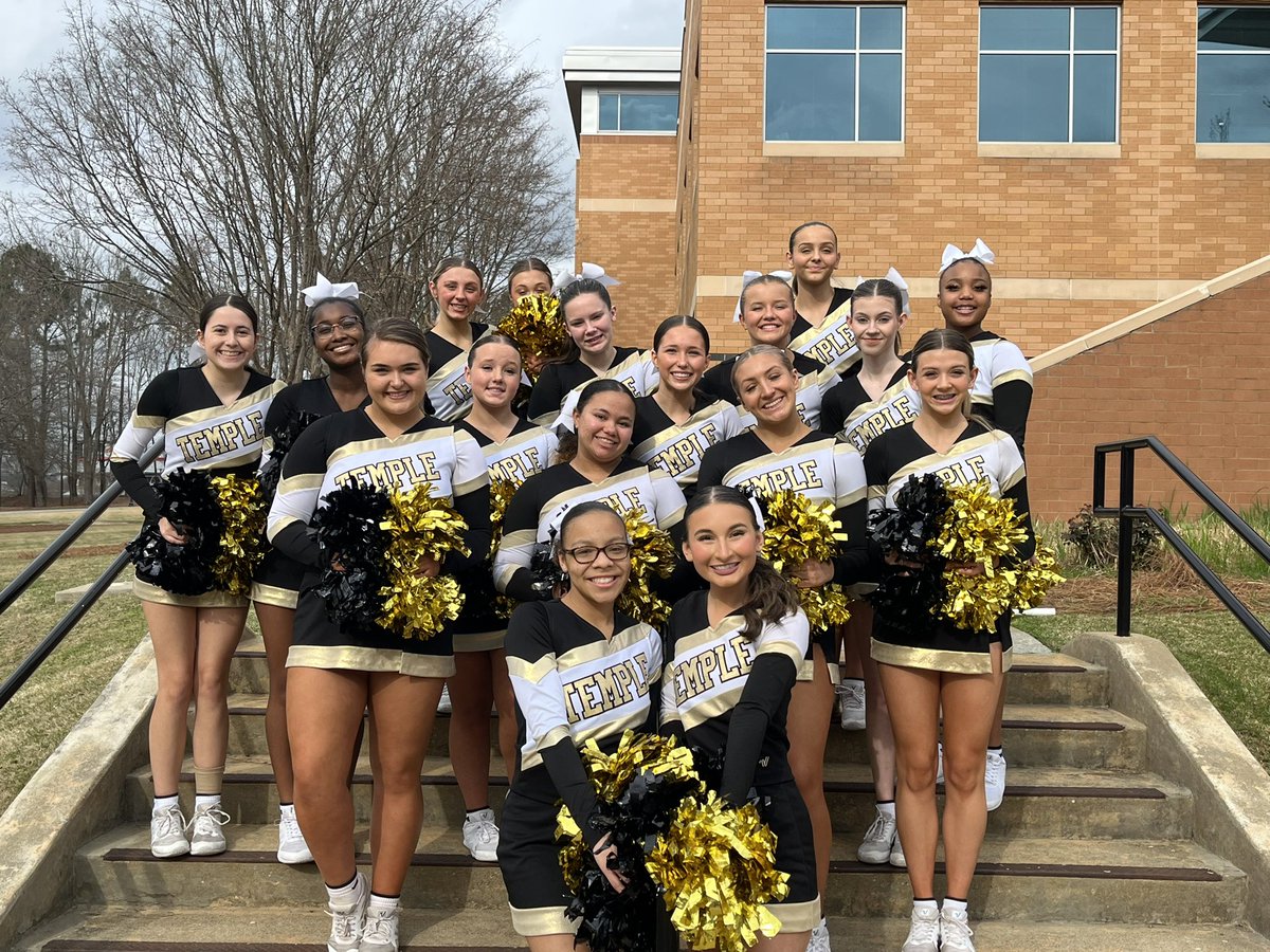 Congrats to the ladies that cheer on our teams!!!  Great work today with a top 10 finish at the Game Day Competition!!!!  #24strong #tigerpride