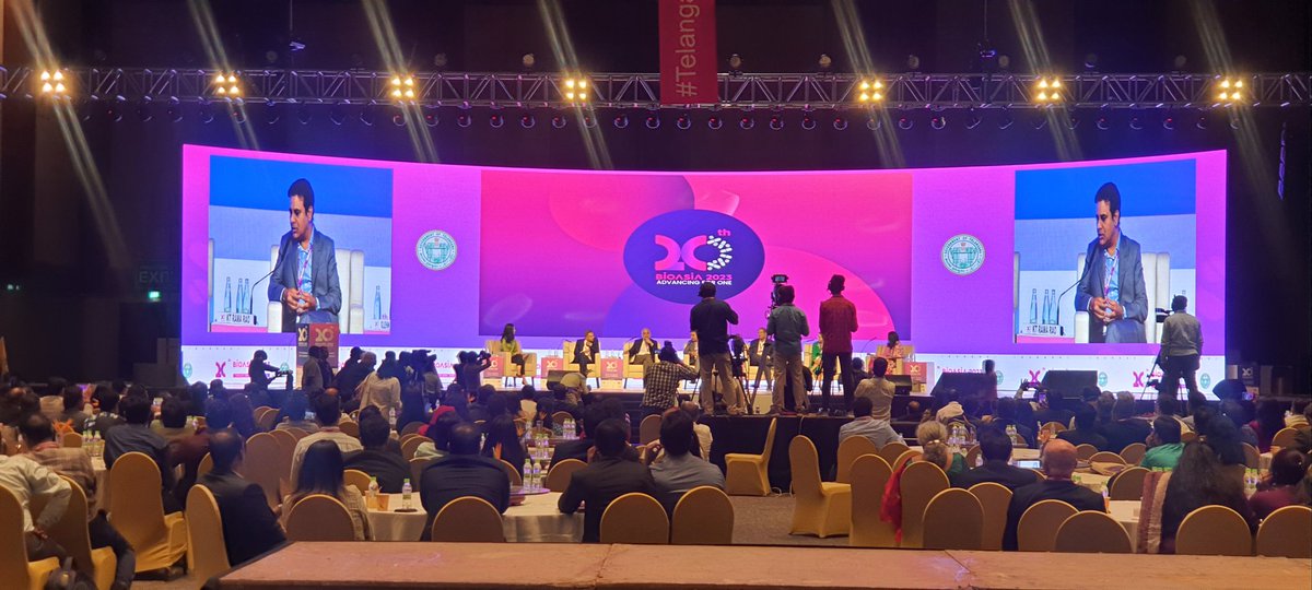 PWMAI2018's tweet photo. @BioAsiaOfficial @MiIAiMeD @MinisterKTR Honorable minister emphasized on incentivising the efforts of industry in R&D space and create a ecosystem where Regulatory framework doesn't work as hurdle in research.
#VolumeToValue https://t.co/wYmm1sDlWW