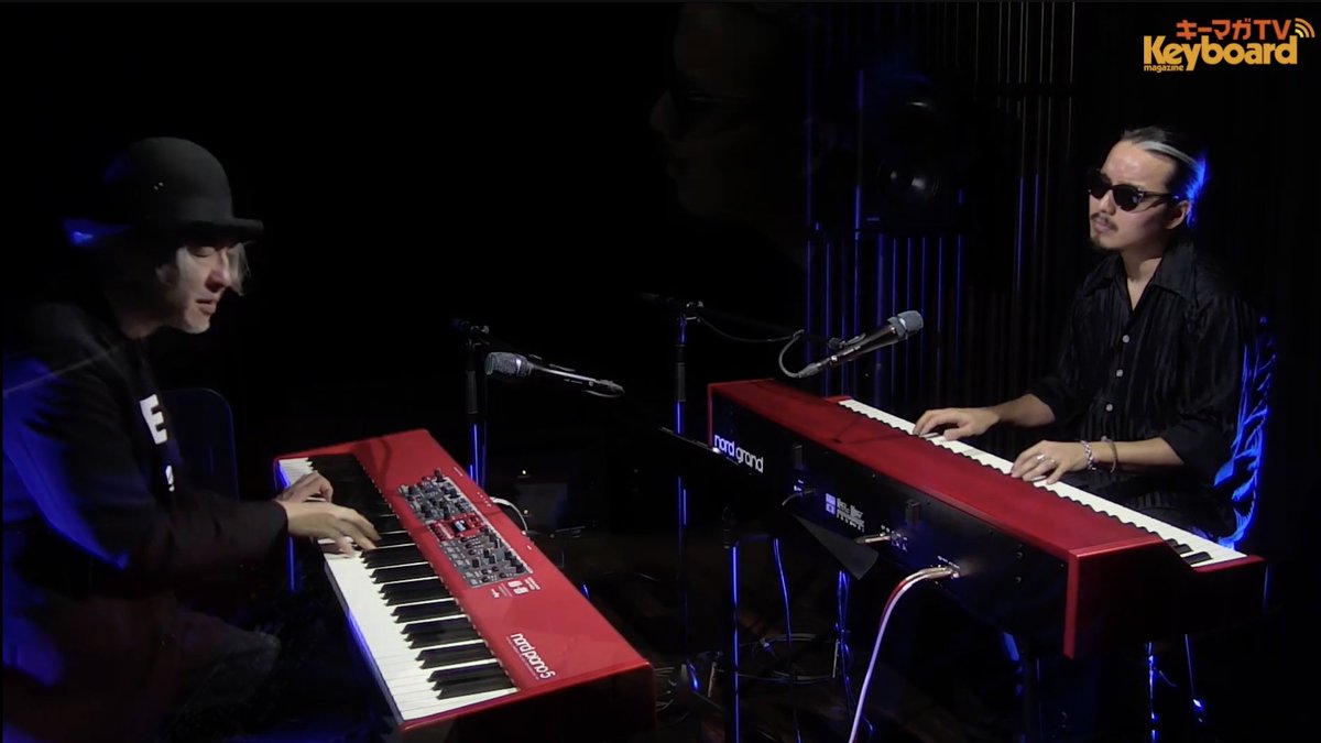 📢キーマガTV! Vol.14公開
youtu.be/CKwFAFr9PCI

ホスト #堀江博久 さん
ゲスト #櫻打泰平 さん
NORD Nord Grand &amp; Nord Piano 5 88
でセッション＆トークを展開

サンレコ2023年4月号（2/25発売）
「ステージ・ピアノ＆キーボード4製品クロス・レビュー」との連動企画
amzn.to/3YIYtkE