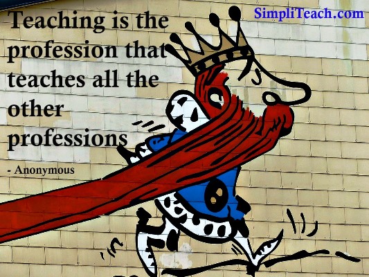 SimpliTeach's tweet image. Teachers, maybe today is a good day to slip on an imaginary crown...