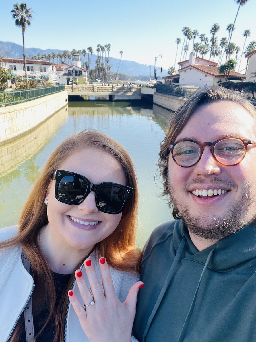BiggsRepublican's tweet photo. Traveled across the country, drank some California wine, and left engaged to THE @ilinca_0412. https://t.co/e6GIYDtRsu