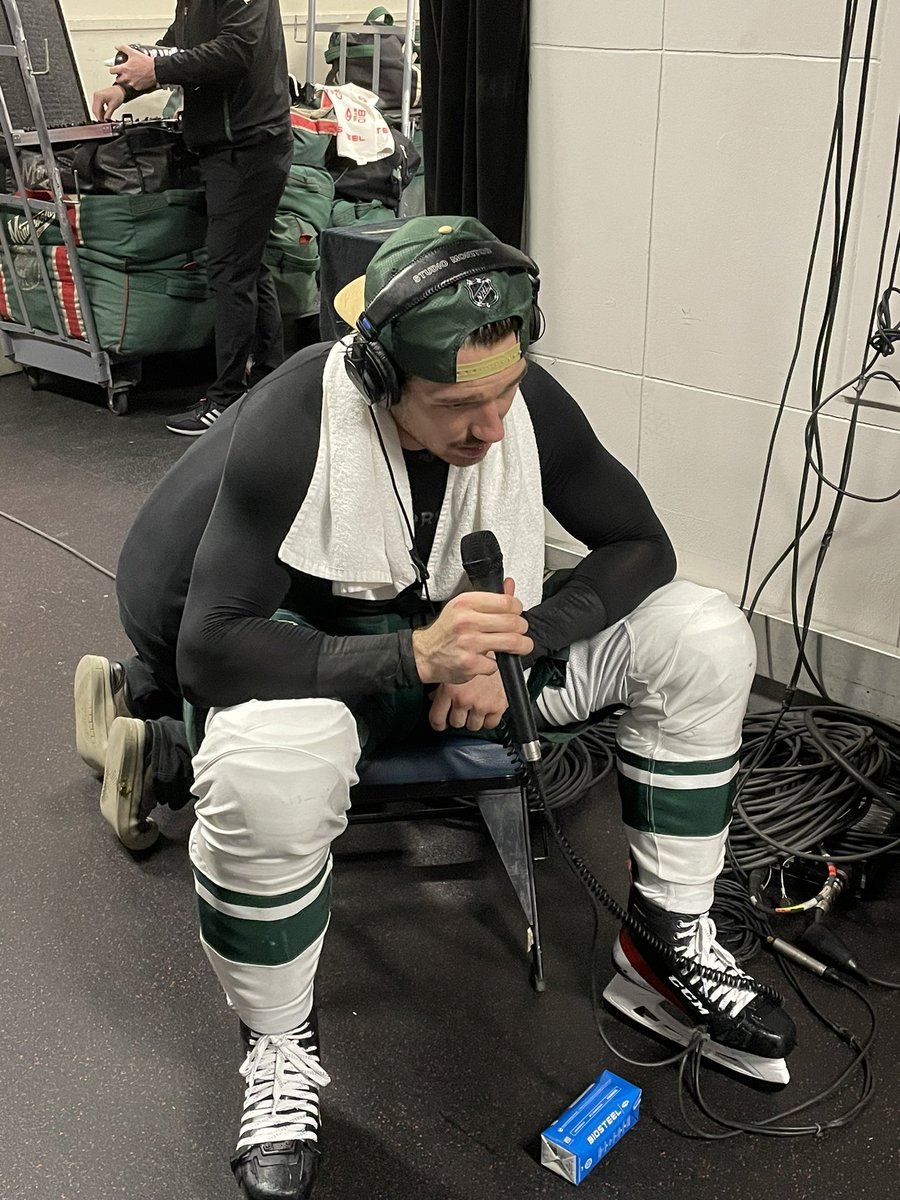 Minnesota Wild PR on Twitter "Tom Reid chats with mnwild goalscorer