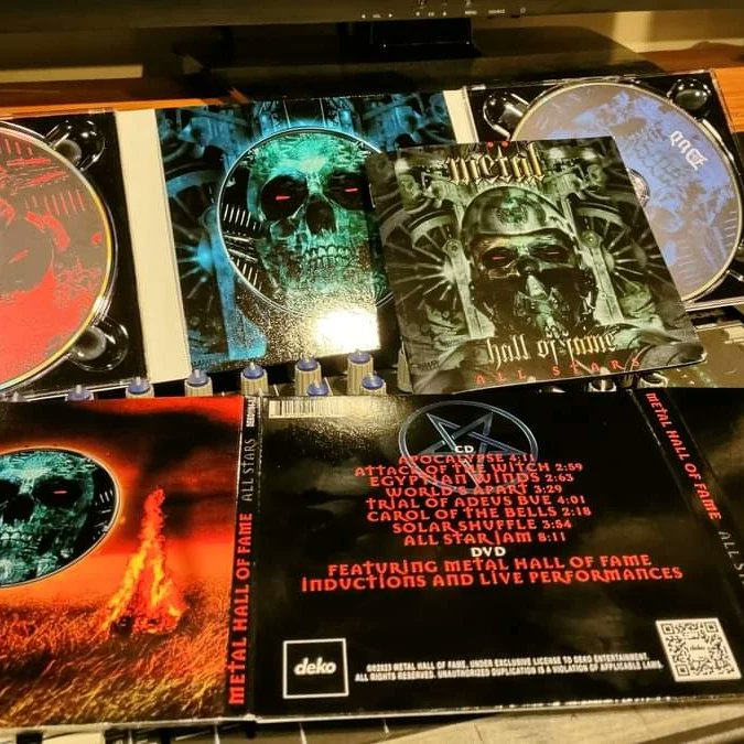 The Metal Hall of Fame All Stars CD/DVD is here Featuring amazing packaging done by renowned artist Ioannis (Deep Purple, Blue Oyster Cult etc…) and an amazing line-up including Tim “Ripper” Owens, Bruce Kulick, etc.. www.dekoentertainment.commetal-hall-of-fame #HeavyMetal