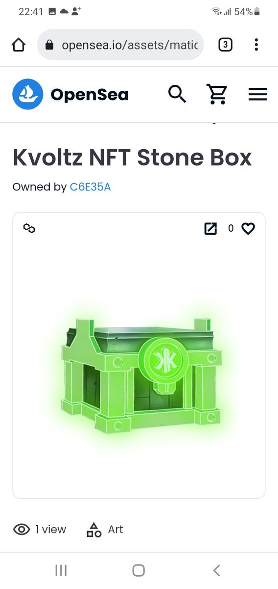 🔥🔥<a href="/Kvoltz_Oficial/">Kvoltz Green Energy</a> 🔥🔥I aleready bonito mine- kvoltz.bubbleapps.io/mint

opensea.io/assets/matic/0…