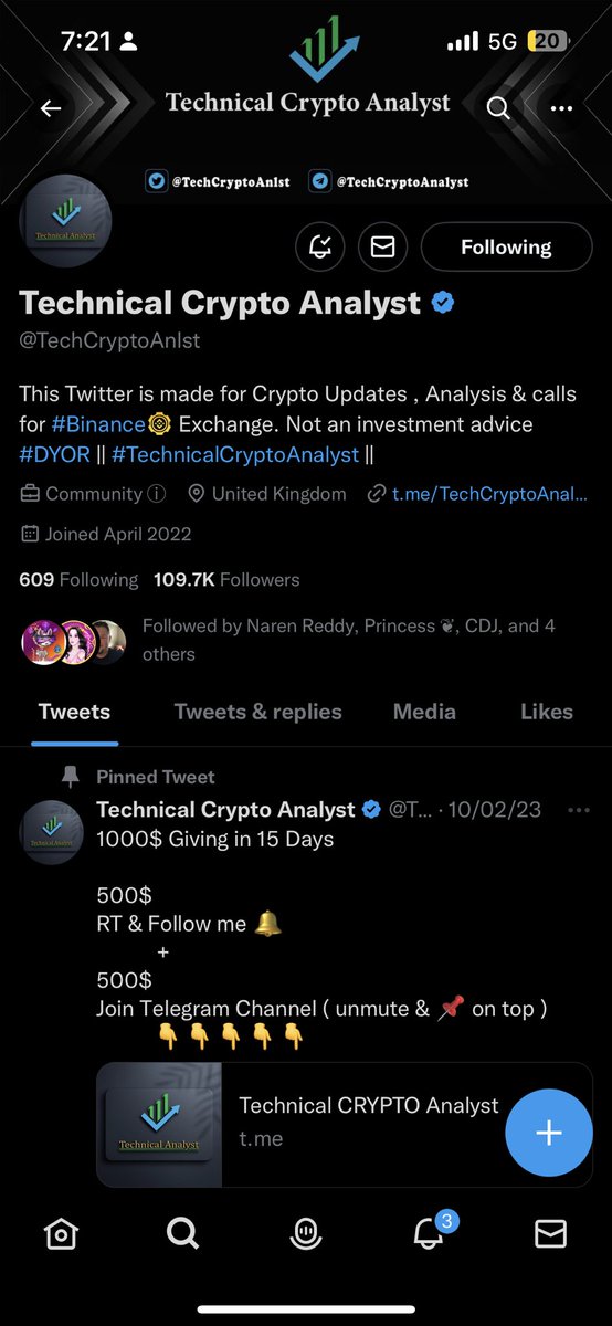 itsmejaycooper's tweet photo. @Crypto__Diva @TechCryptoAnlst RT and following you and @TechCryptoAnlst with 🔔 https://t.co/002BWrK5HN