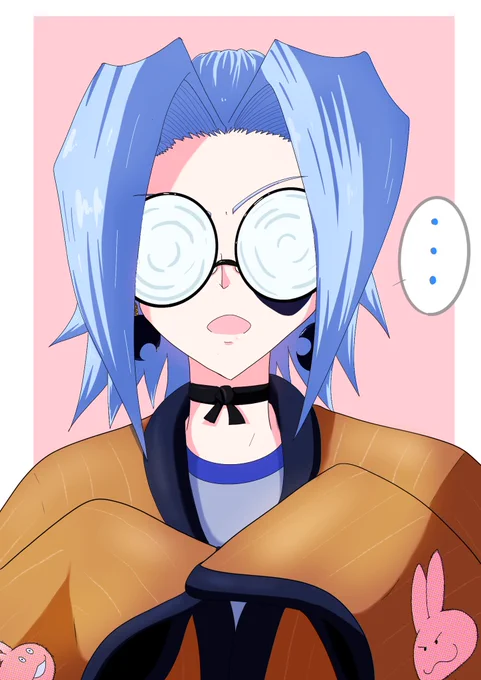 月丸が眼鏡だったら癖への刺さり方尋常じゃなかったよなという思いとそれはさておきかけてほしい眼鏡はこういうネタ寄りなんだよなって絵 
