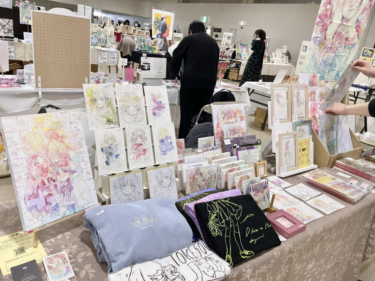 土筆座、設営できました!
机2台で盛りだくさん✨
吹上ホール、ブース65でお待ちしております〜!
#tsukushiza