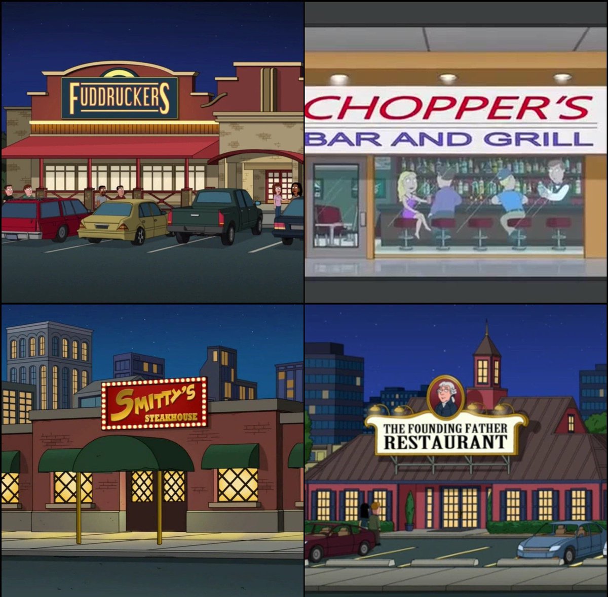 curiouspeterr's tweet photo. What family guy restaurant would you want to dine at? https://t.co/rXZDohJDBl