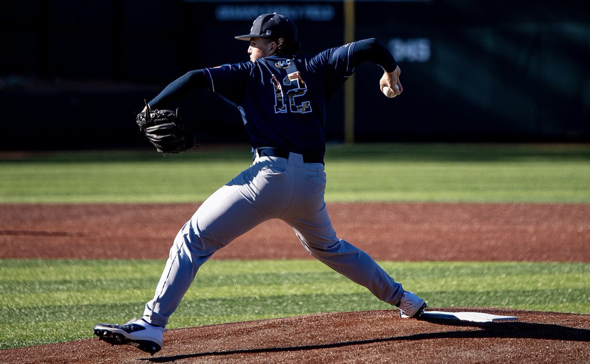 BALLGAME!

Austin Fine with the 💎 for <a href="/CatawbaBaseball/">Catawba Baseball</a>:
CG 2-hit shutout, 7 Ks!

Back at Newman tomorrow for a DH starting at 1.