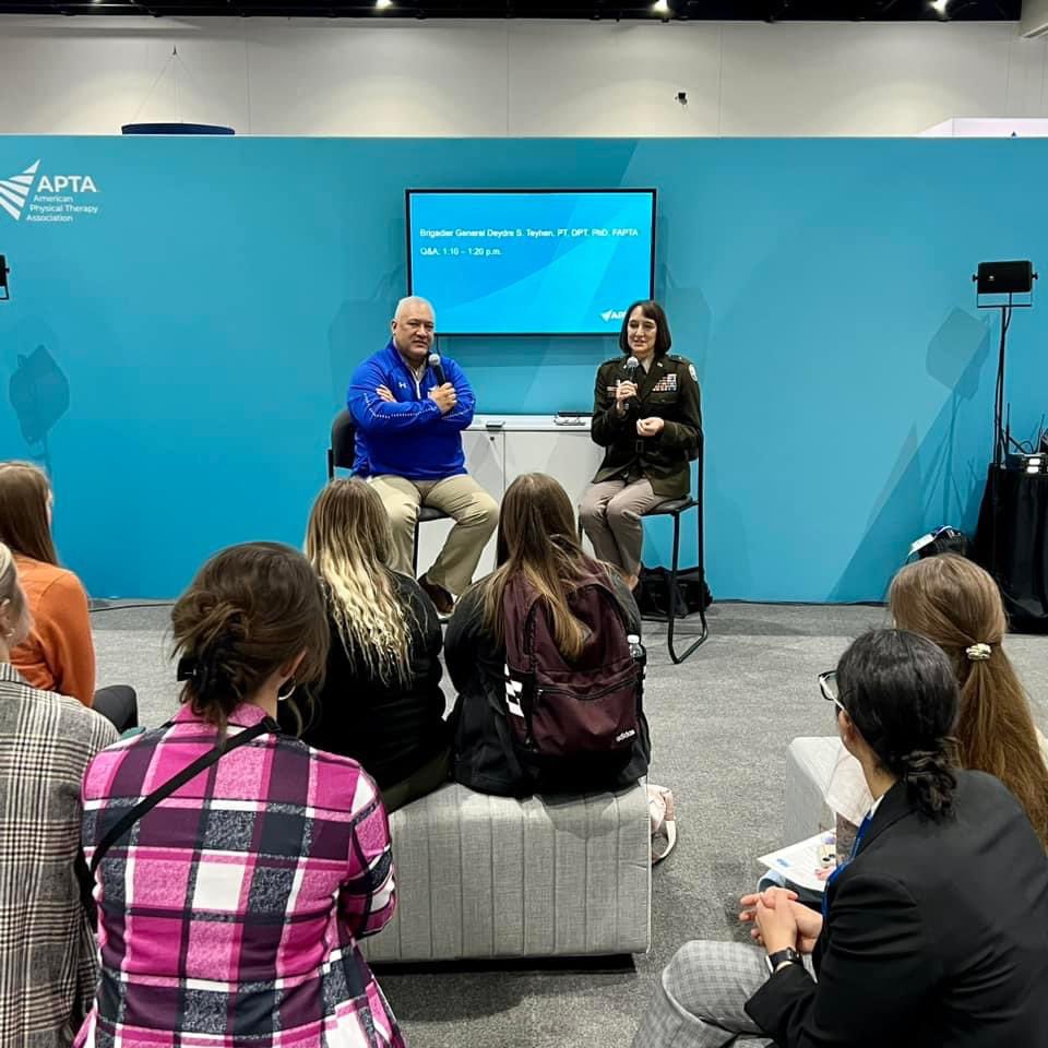 FederalPT's tweet image. Q&amp;amp;A session with @dteyhen at #CSM2023 

*Photos from Army SP Corps Facebook.