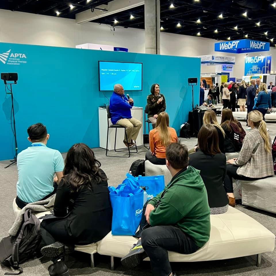 FederalPT's tweet image. Q&amp;amp;A session with @dteyhen at #CSM2023 

*Photos from Army SP Corps Facebook.