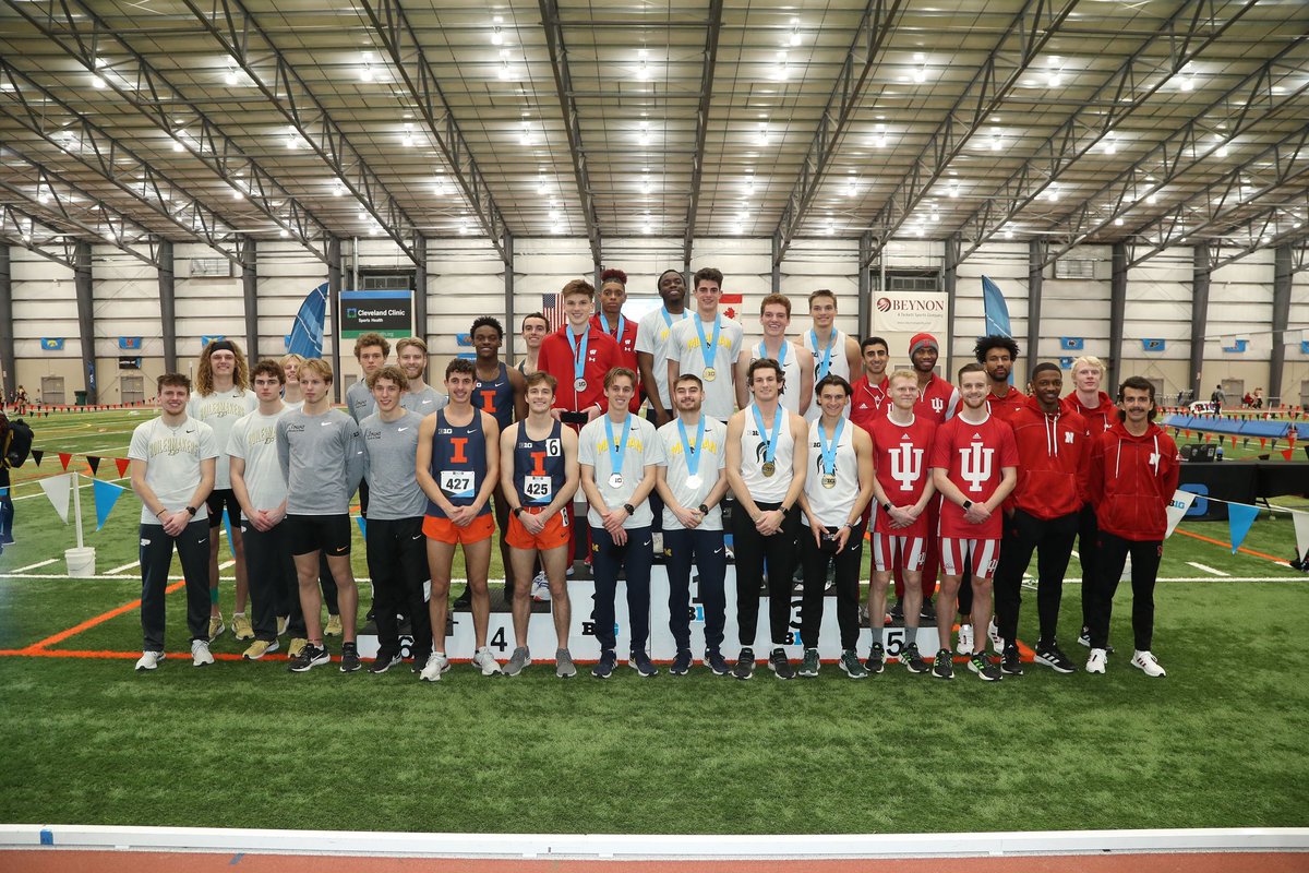 MSU’s men’s DMR of John Petruno, Noah Sage, Gage Killewald and Owen Huard finish third in 9:38.29 🥉