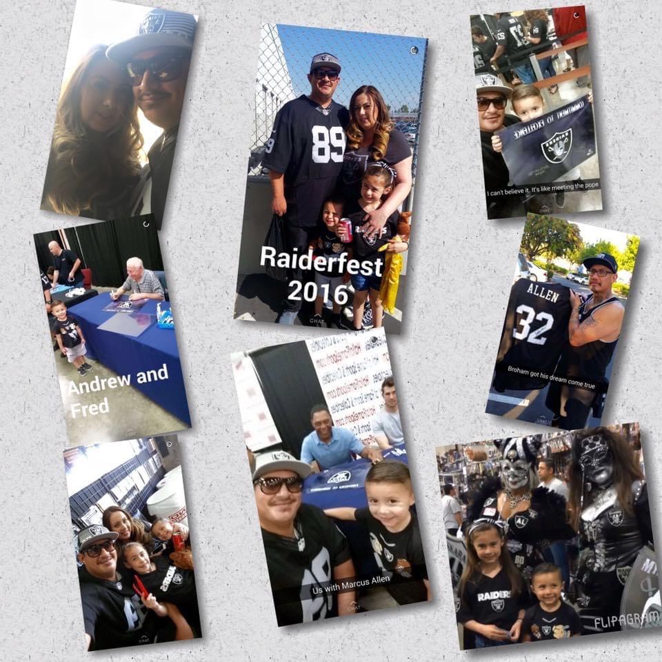 justwinbaby82's tweet photo. @MarcusAllenHOF @81TimBrown @BoJackson @MikeHaynesNFL @RonnieLottHOF @MattLeinartQB It's been a minute(2016), but the greatest experience I've ever had. You are a class act and it was great meeting you.speaking to my son was the awesome.
#RAIDERNATION #Raiderfest
#FightOn https://t.co/ChMdaNIyTD