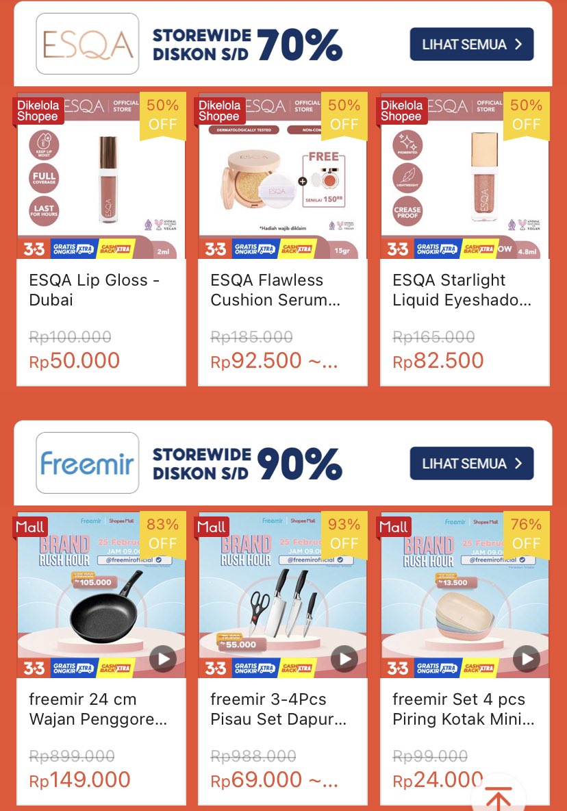 BerburuSale Base Diskon Kukka on Twitter "🎉 SHOPEE MANTUL SALE 🎉 BIG