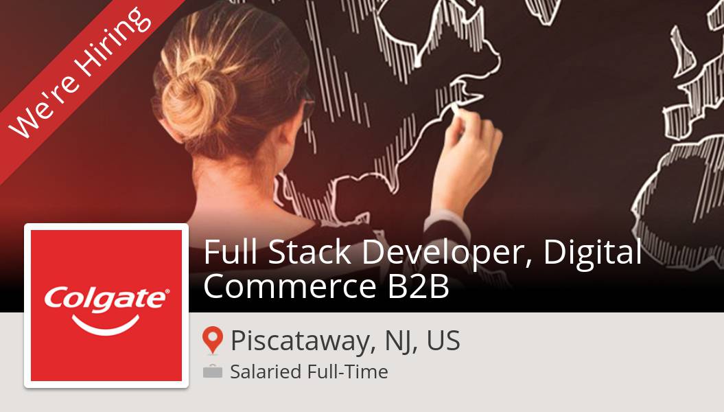 Foxinlocks's tweet photo. #ColgatePalmoliveCareers is looking for a Full Stack #Developer, Digital #Commerce B2B in #PiscatawayNJUS, apply now! #job https://t.co/QyRnt1eINr #buildAfuture #ColgatePeople https://t.co/VqFAyxJ6HM