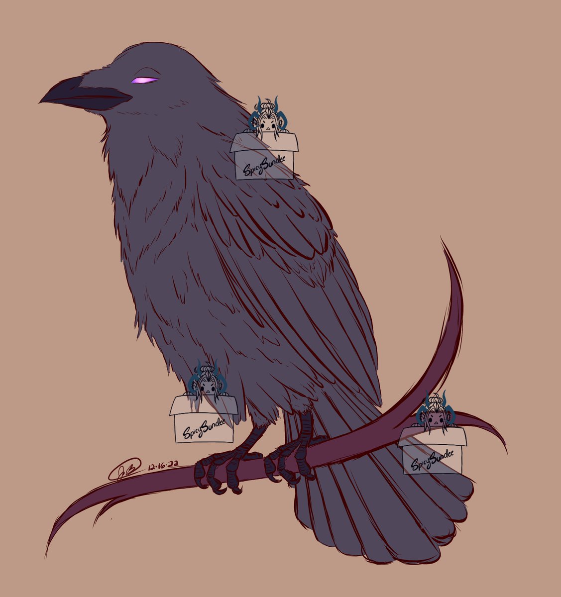 SpicySundee's tweet photo. Finished tattoo designs commission for @ Templar on discord!

#commission #art #commisionsopen #tattoo #tattoodesign #thunderbird #raven https://t.co/79GrINzeFe