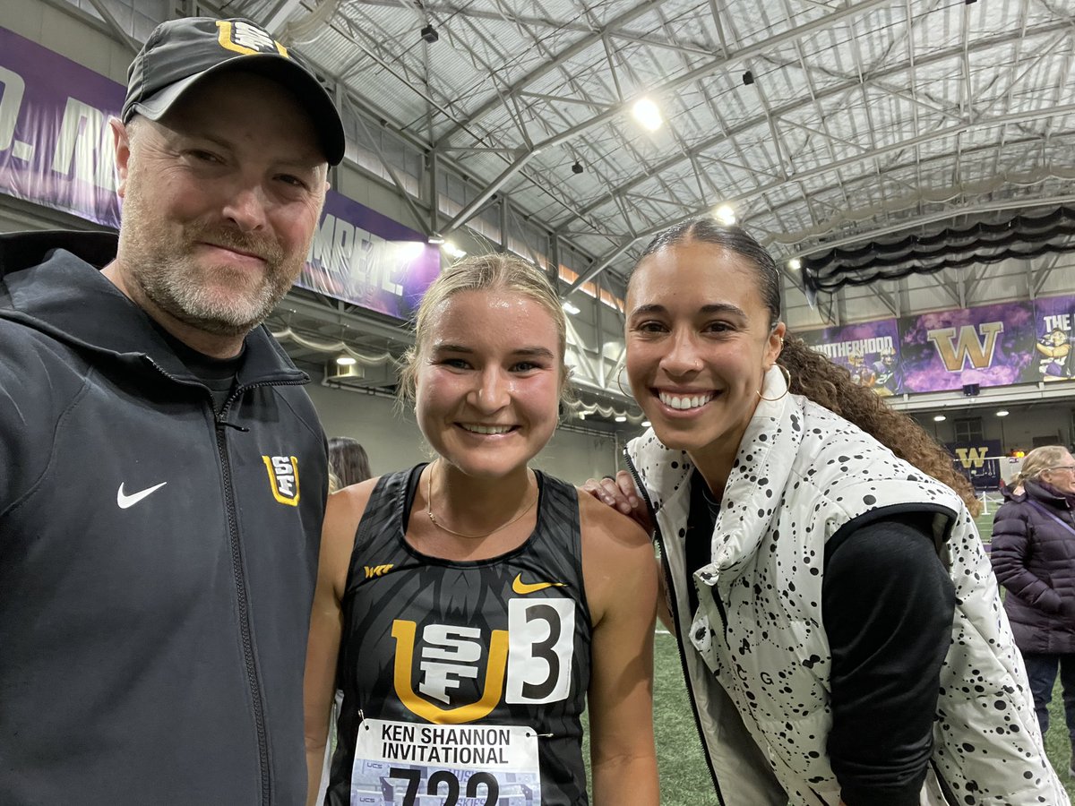 DonsXCTF's tweet photo. A BIG run for Ruby tonight in the Dempsey moving her up to #14 in the NCAA 🔥
#DonStrong 🔰 | #USFDons | #WCCSports https://t.co/Gk4pypEsKH