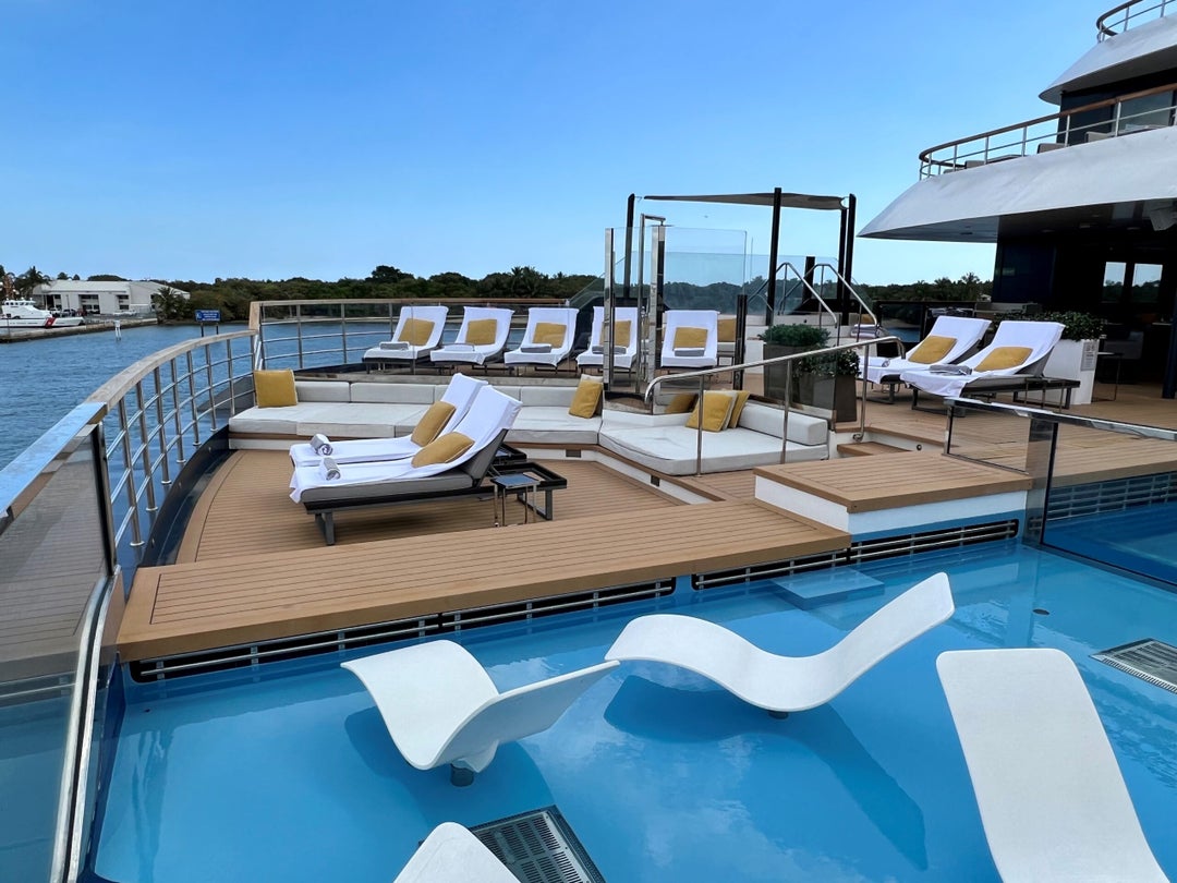 Evrima, the first cruise vessel for The RitzCarlton Yacht Collection