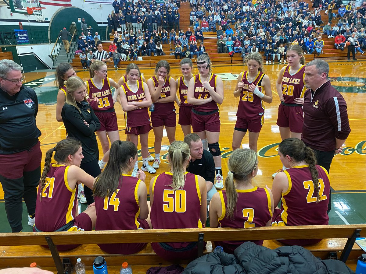 ShoregalsBBall's tweet photo. The Shoregals fall to a great Olmsted Falls team. Congratulations and good luck to the Bulldogs.

A huge thank you to this team, these 5 seniors and the Avon Lake community. The support tonight was amazing and I loved coaching this group of girls. I’m going to miss these seniors. https://t.co/RxiBIv3PNb