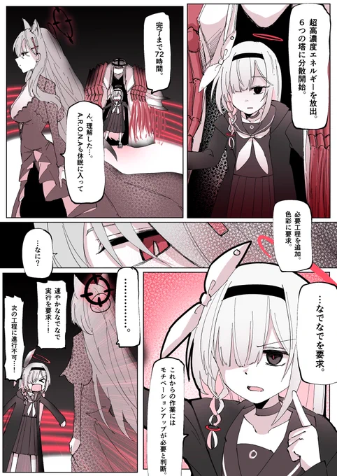 #ブルアカ
#ブルーアーカイブ 

色彩組仲良し捏造漫画 