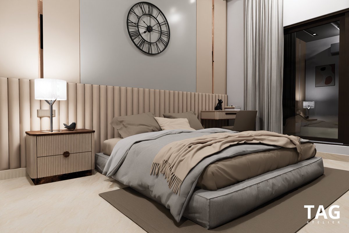 TAG_Atelier's tweet photo. "A bedroom is not just a room with a bed, it's a place where you start and end your day. It should be a reflection of your personality, that brings you joy and comfort."

#interiordecor #bedroom #interiordesigners #interiorstyling #architecture #homedecor #homedesign #chandigarh https://t.co/9VlReKM0kJ
