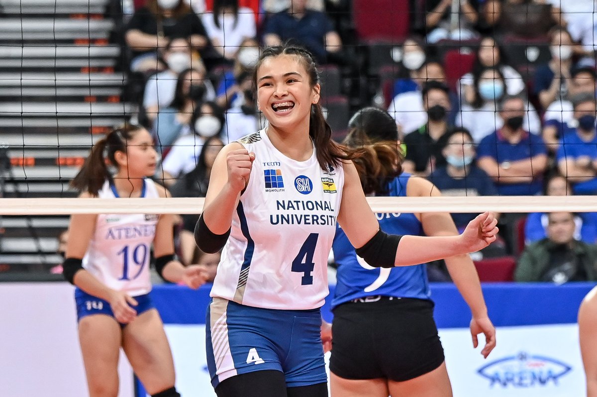 tiebreakertimes's tweet photo. #UAAPSeason85 WVB: Belen, Solomon show way as NU opens defense with sweep of Ateneo >> https://t.co/NE6zgXPAYz https://t.co/OFHhHZKnHg