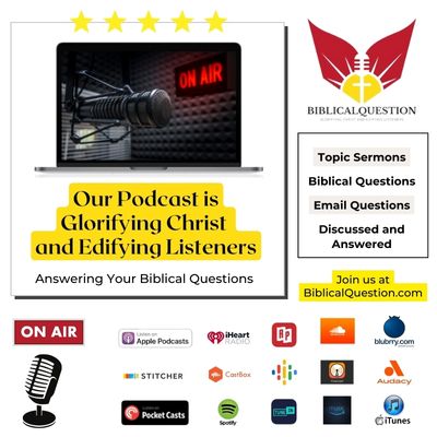 BiblicalQuesti2's tweet photo. We will answer more questions from listeners like you! Please join this week and every week on your favorite podcasting app or on our website. #Biblestudy #Christianpodcast #Biblequestions https://t.co/yEs1JYyMAr