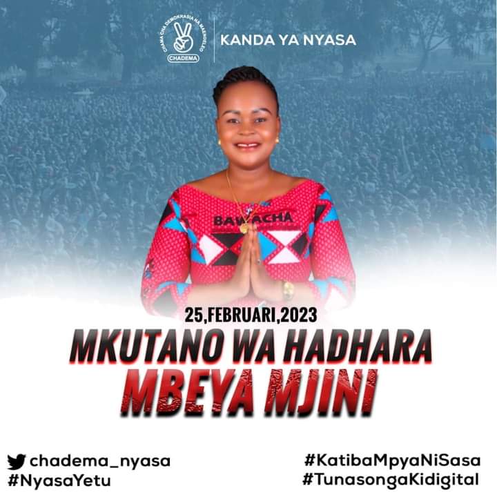 NamdiAzikiwe's tweet photo. Msubhati wa Taifa Simba jike kutoka Serengeti na katibu wa @BawachaTaifa with #BawachaNextLevel mh @CatherineRuge Yuko Jiji la kijani tukutane baadae #KatibaMpya ya #WenyeNchiWananchi https://t.co/63t1Ca3tkf