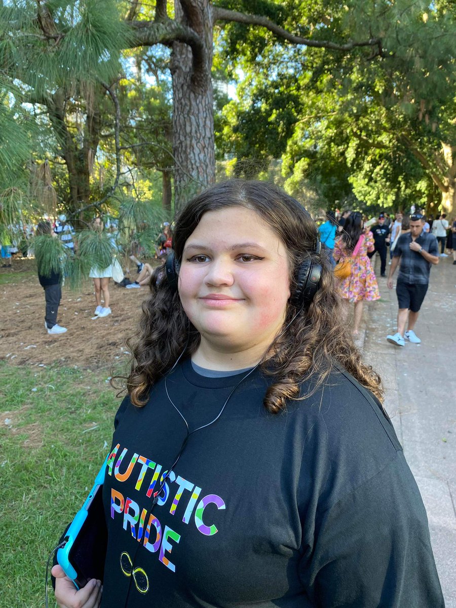 My baby is waiting to get on a float at Mardi Gras Parade. I’m getting so excited!