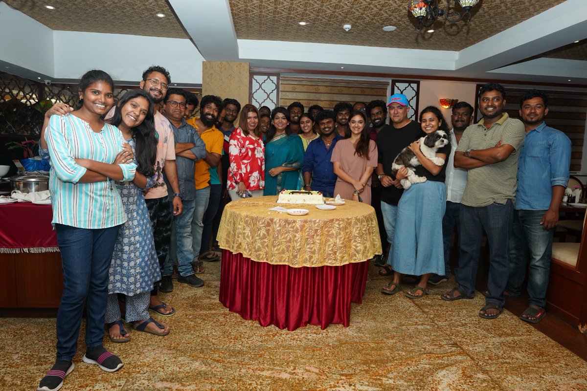 Direct Birthday Celebrations at #Siren Movie set
<a href="/KeerthyOfficial/">Keerthy Suresh</a> #KeerthySuresh