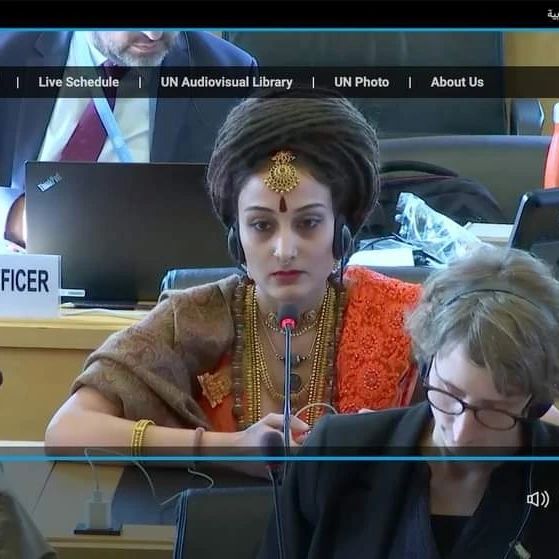 SriNithyananda's tweet photo. USK at UN Geneva: Inputs on the Achievement of Sustainability 

Participation of the United States of KAILASA in a discussion on the General Comment on Economic, Social and Cultural Rights and Sustainable Development at the United Nations in Geneva

The Economic, Social, and… https://t.co/pNoAkWOas8