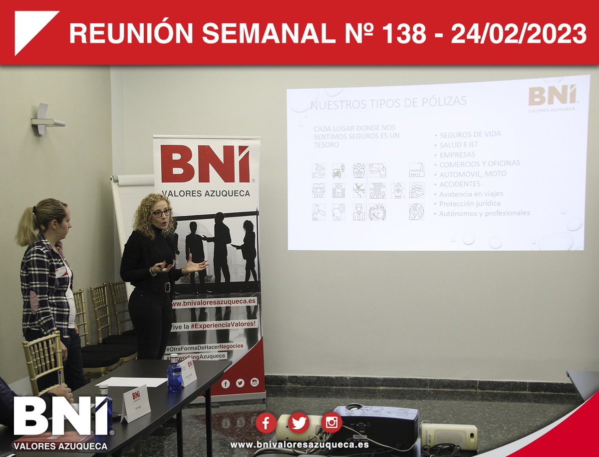 BniValoresAzu's tweet photo. Además, como cada último viernes de mes, un #EquipoDeSinergia hace su presentación y esta vez fue el de #FinancieroYLegal formado por Arancha Picazo de @NASSALAW2 y Águeda Lozano de @segurmas y nos mostraron cómo trabajan en equipo para dar soluciones integrales a sus clientes https://t.co/K7aZzHrZAj
